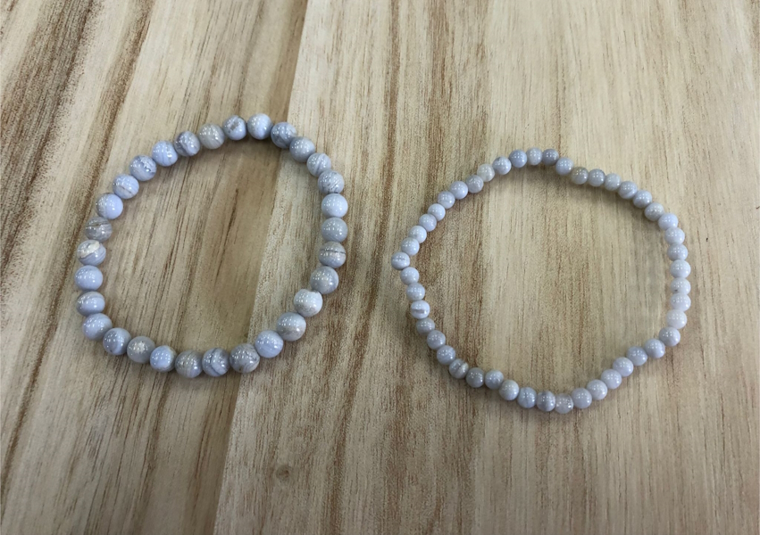 Pulsera calcedonia bola